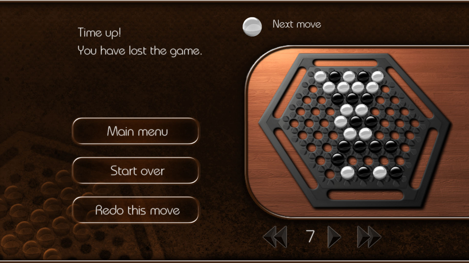 Скриншот из игры Abalone - 11
