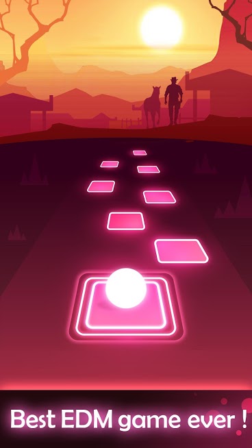 Скриншот из игры Tiles Hop — EDM Rush - 1