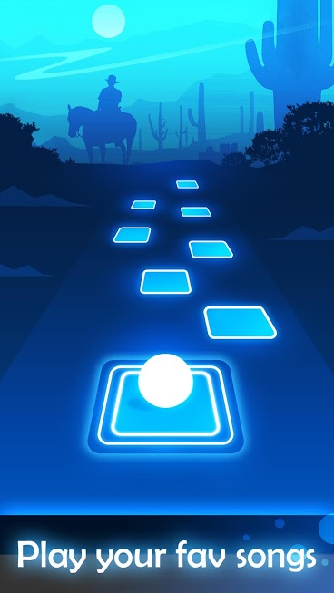 Скриншот из игры Tiles Hop — EDM Rush - 2