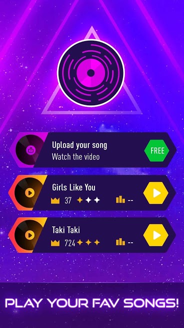 Скриншот из игры Tiles Hop — EDM Rush - 5