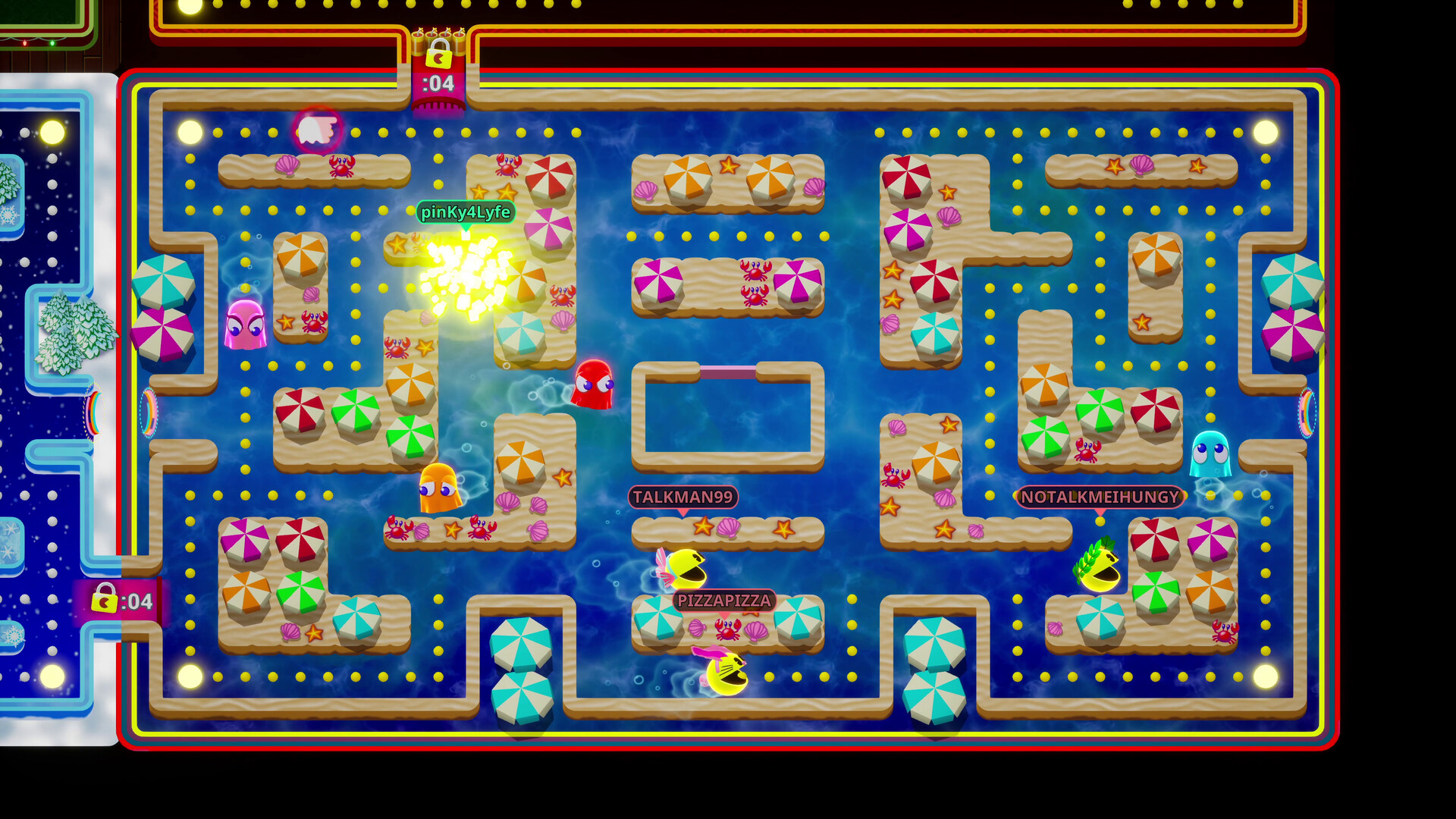 Скриншот из игры PAC-MAN Mega Tunnel Battle: Chomp Champs - 17