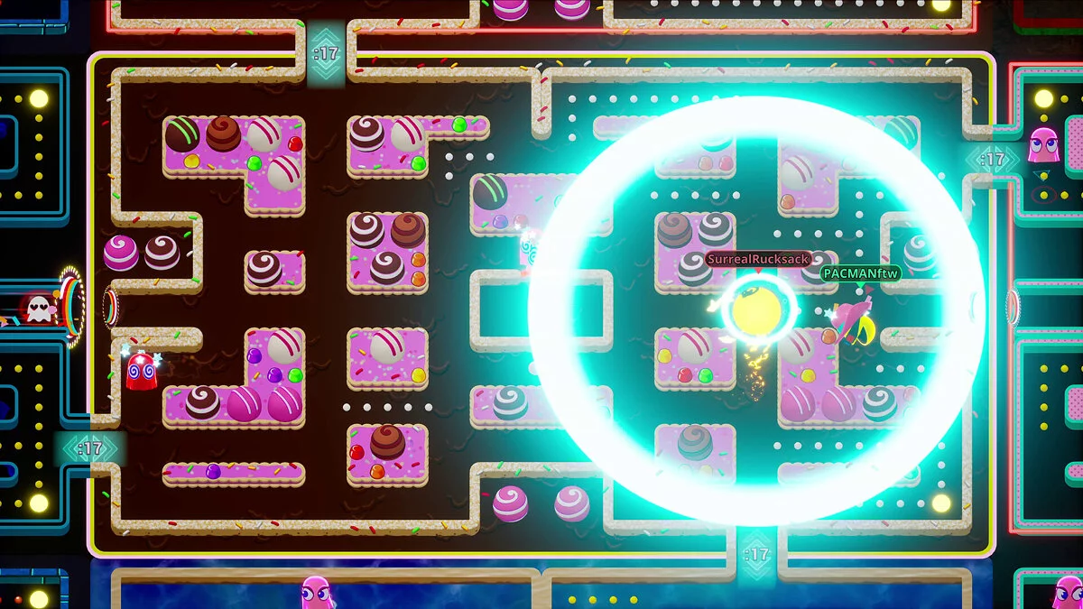 Скриншот из игры PAC-MAN Mega Tunnel Battle: Chomp Champs - 1