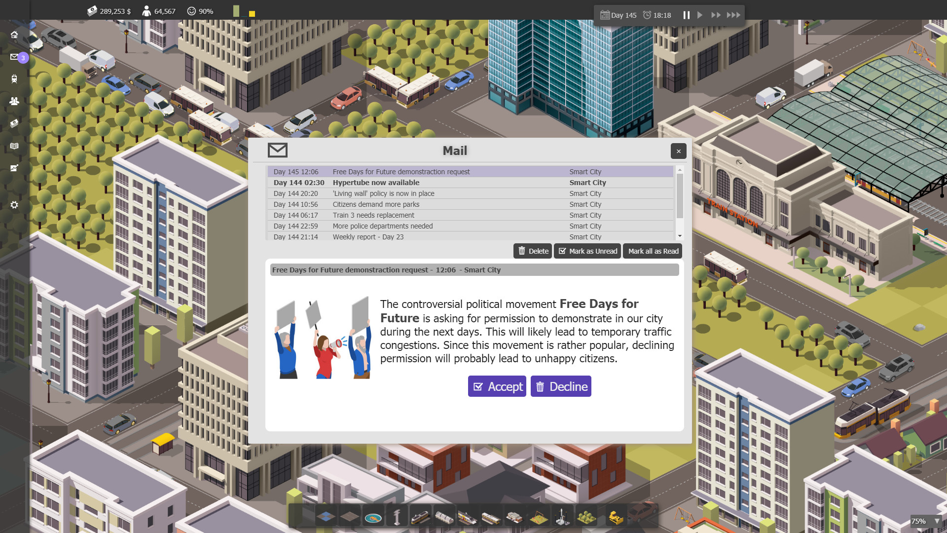Скриншот из игры Smart City Plan - 1