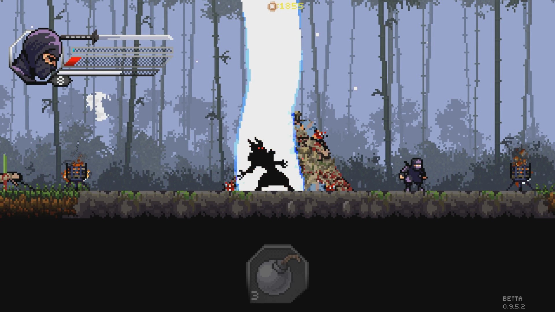 Скриншот из игры Pixel Shinobi Nine demons of Mamoru - 11