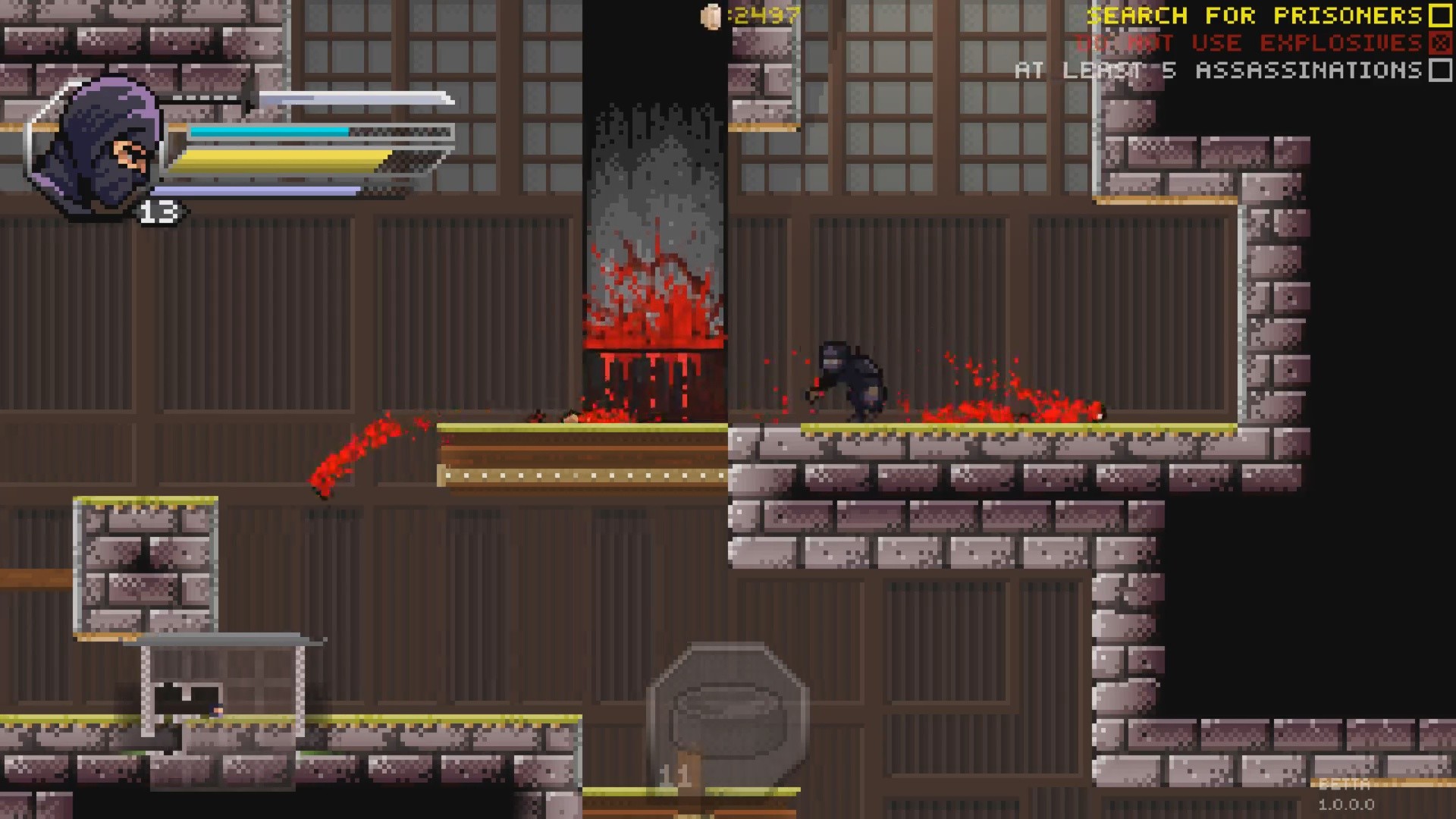 Скриншот из игры Pixel Shinobi Nine demons of Mamoru - 19