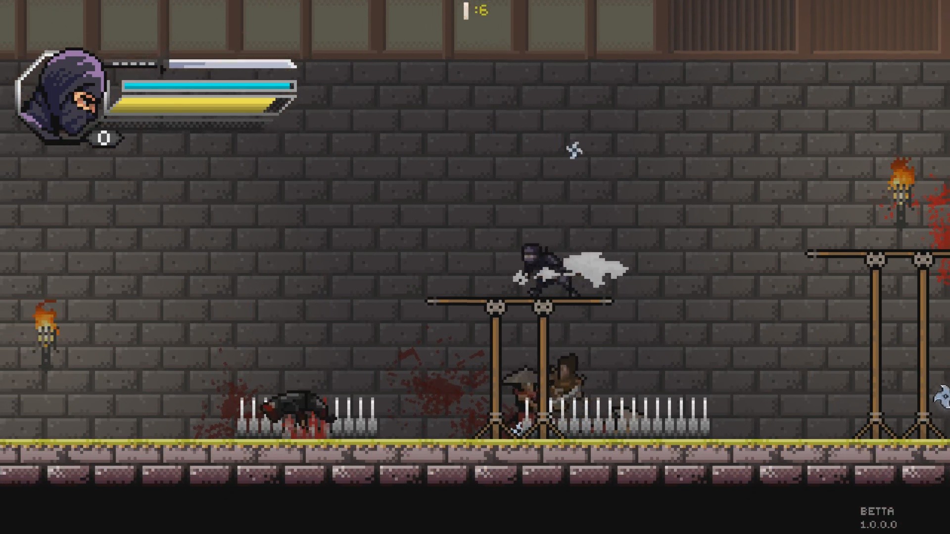 Скриншот из игры Pixel Shinobi Nine demons of Mamoru - 6