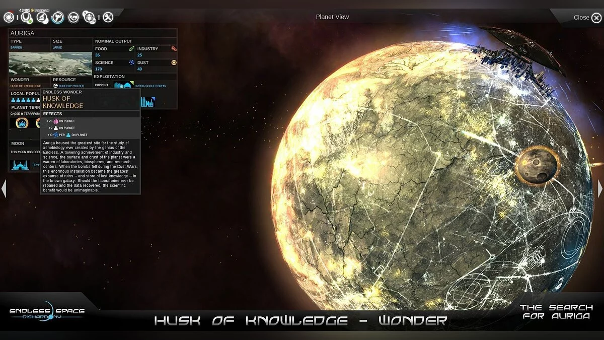 Скриншот из игры Endless Space: Disharmony - 28
