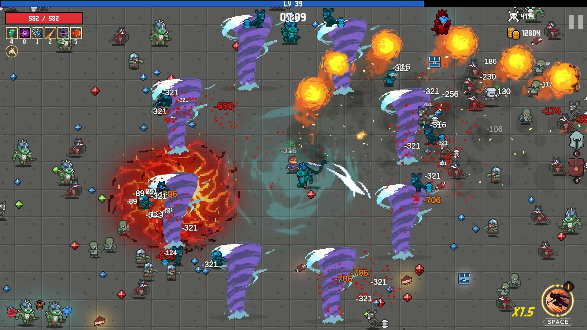 Скриншот из игры Pixel Survivors: Roguelike - 11