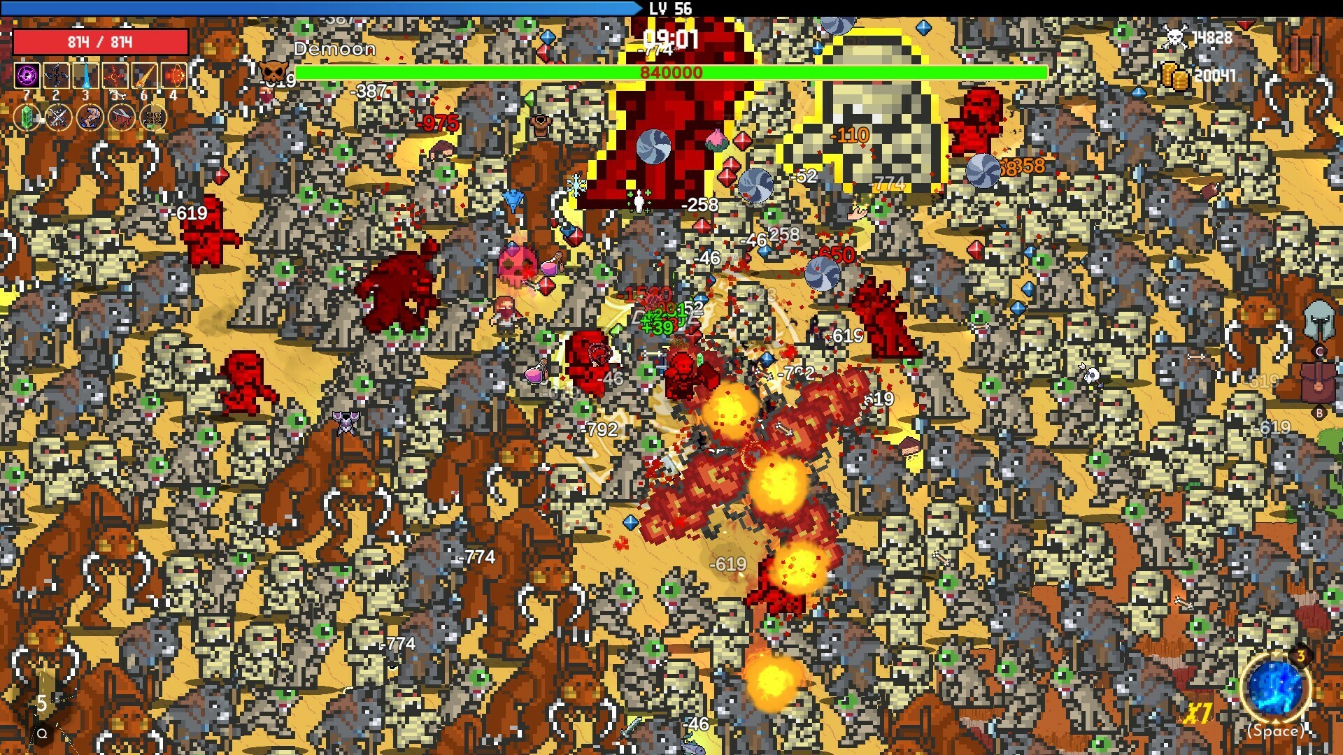 Скриншот из игры Pixel Survivors: Roguelike - 7