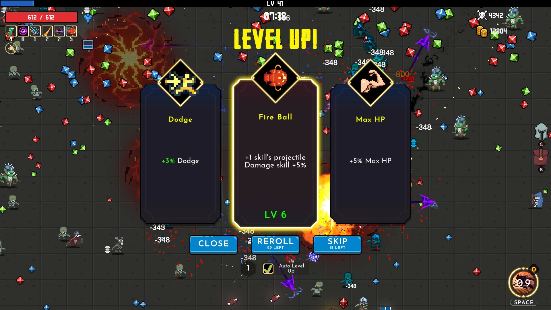 Скриншот из игры Pixel Survivors: Roguelike - 12