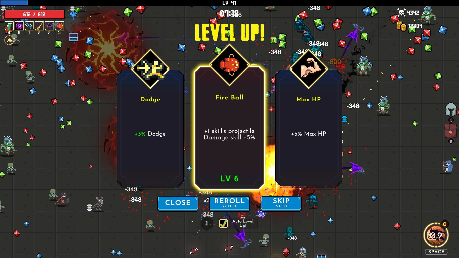 Скриншот из игры Pixel Survivors: Roguelike - 15