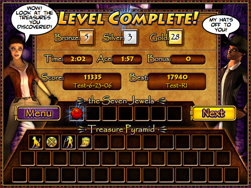 Скриншот из игры Treasure Pyramid - 6