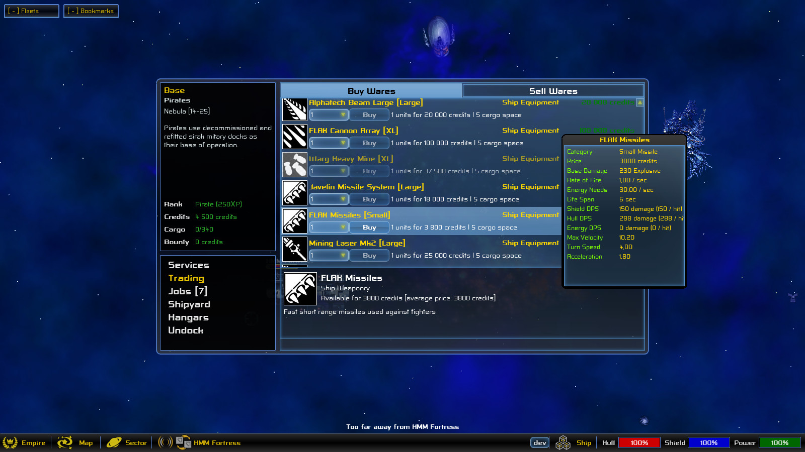 Скриншот из игры Unending Galaxy - 11