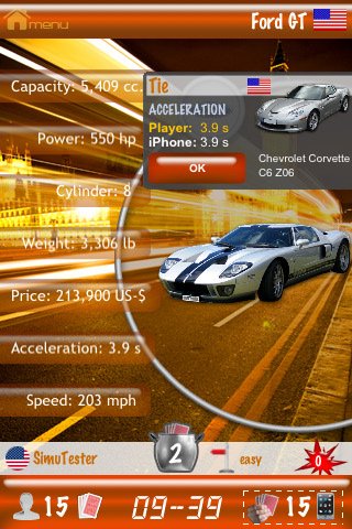 Скриншот из игры Super Trumps Sports Cars - 4
