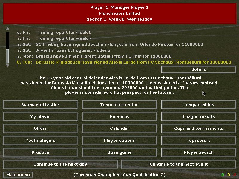 Скриншот из игры Andreas Osswald’s Championship Soccer 2004-2005 Edition - 2