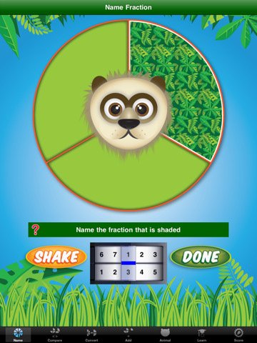 Скриншот из игры Jungle Fractions - 1