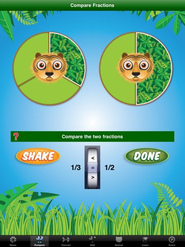 Скриншот из игры Jungle Fractions - 3