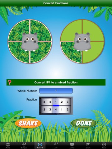 Скриншот из игры Jungle Fractions - 5