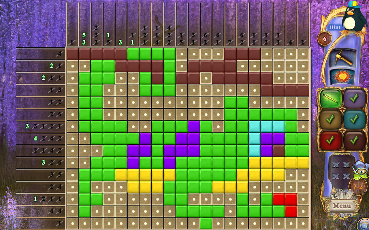 Скриншот из игры Fantasy Mosaics 35: Day at the Museum - 4