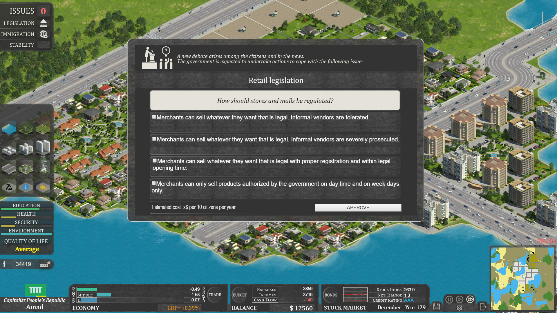 Скриншот из игры Citystate - 2