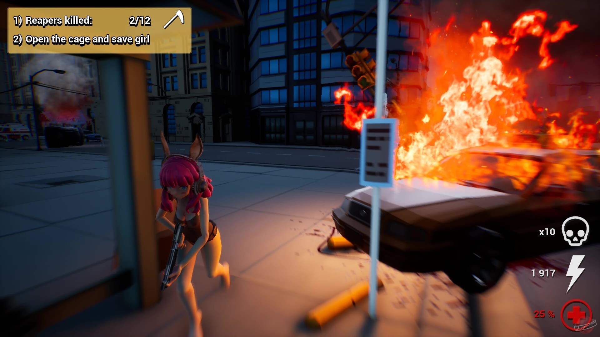 Скриншот из игры Hentai vs Evil: Back 4 Waifus - 12