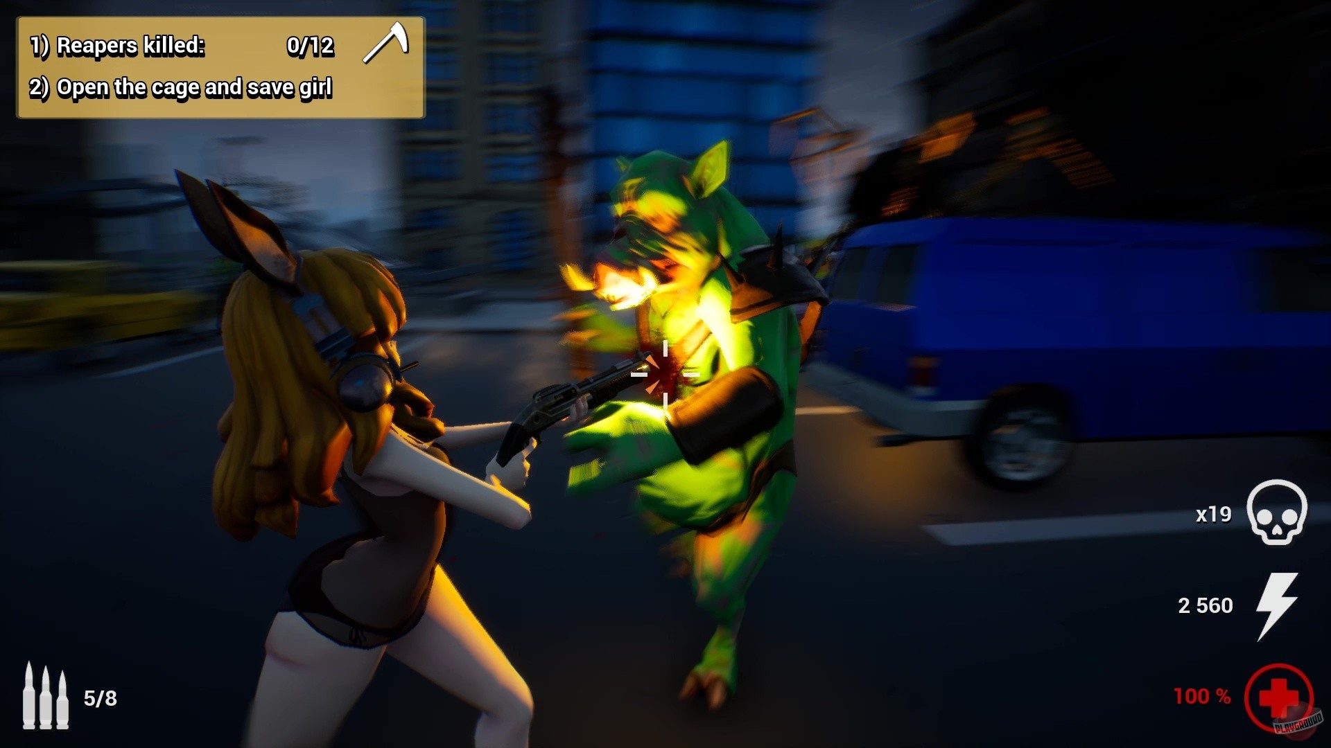 Скриншот из игры Hentai vs Evil: Back 4 Waifus - 3