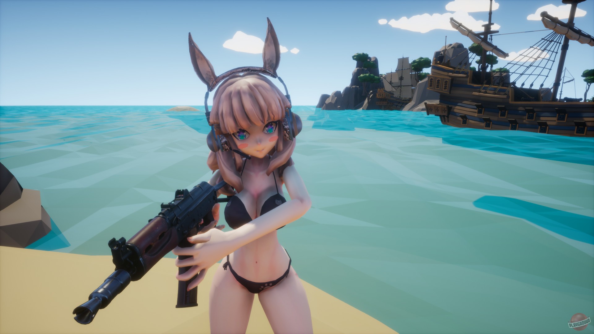 Скриншот из игры Hentai vs Evil: Back 4 Waifus - 14