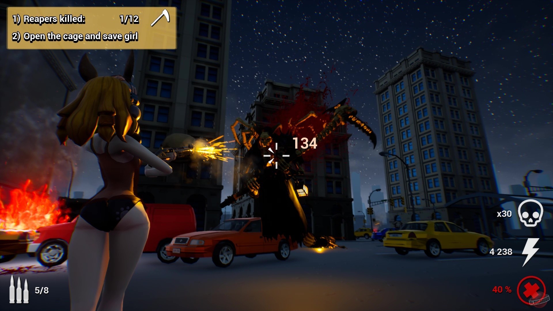 Скриншот из игры Hentai vs Evil: Back 4 Waifus - 7