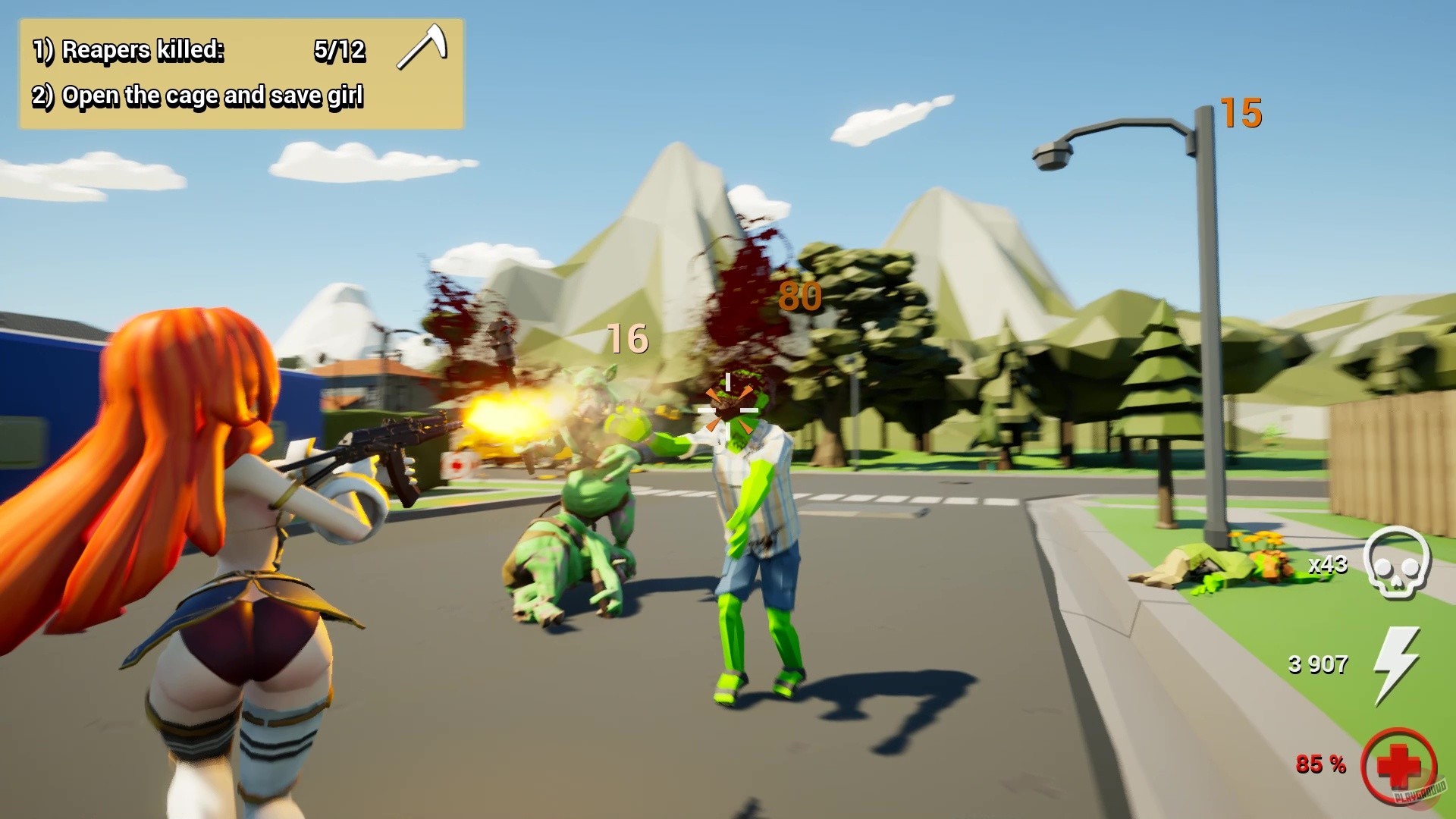 Скриншот из игры Hentai vs Evil: Back 4 Waifus - 5