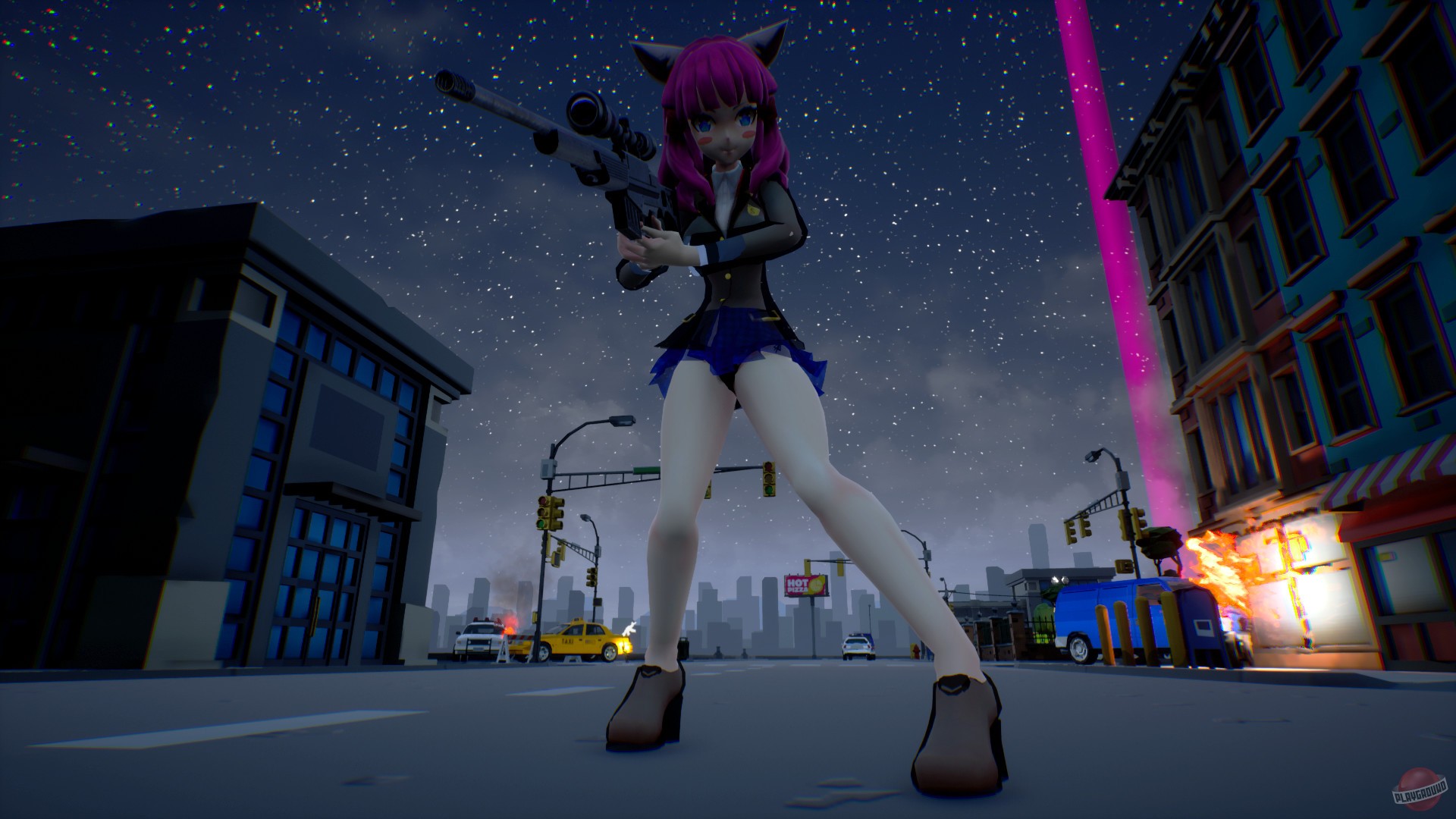 Скриншот из игры Hentai vs Evil: Back 4 Waifus - 2