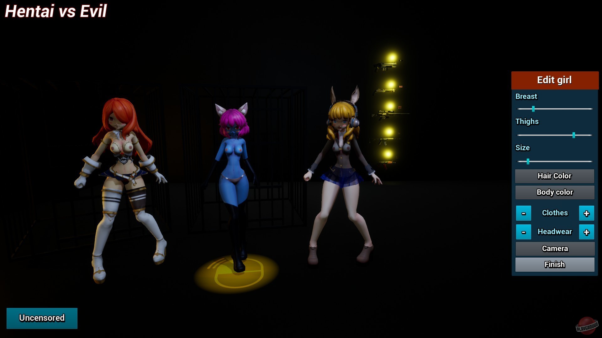 Скриншот из игры Hentai vs Evil: Back 4 Waifus - 21