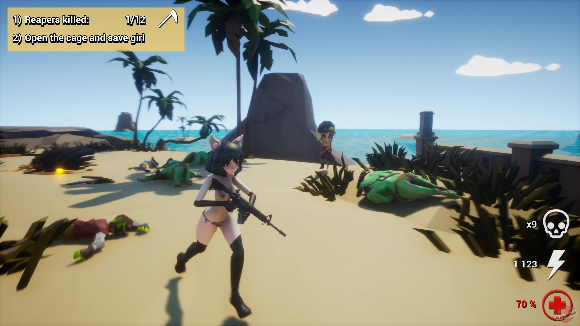 Скриншот из игры Hentai vs Evil: Back 4 Waifus - 23