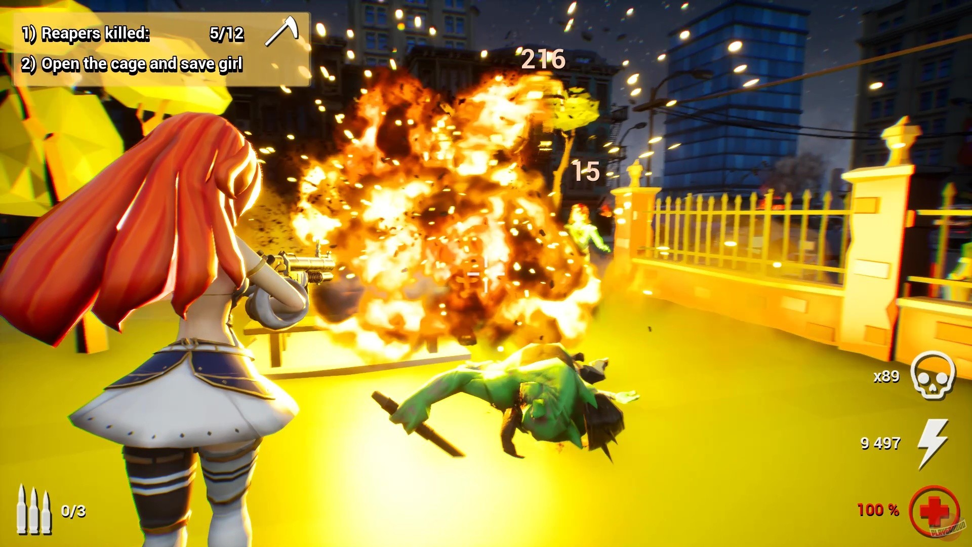 Скриншот из игры Hentai vs Evil: Back 4 Waifus - 20