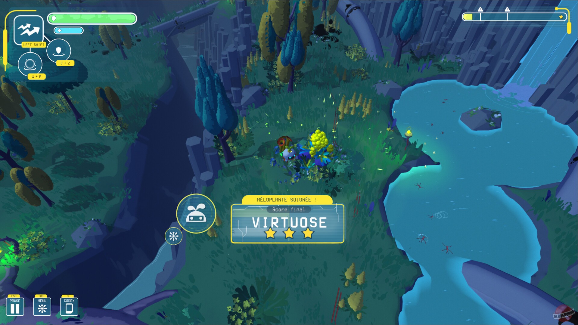 Скриншот из игры Melobot - A Last Song - 2