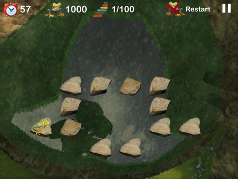 Скриншот из игры Kaeru Jump - 5