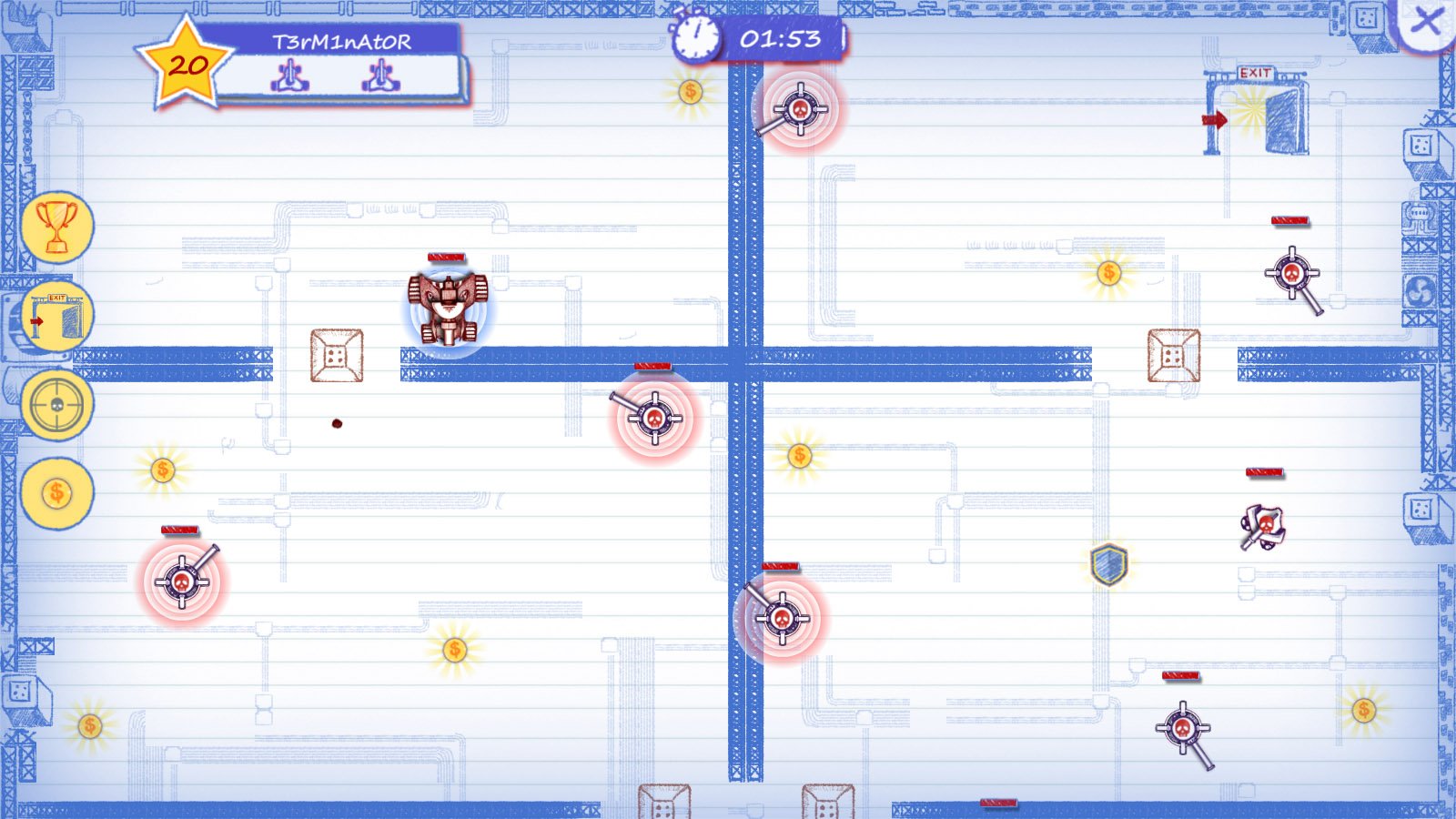 Скриншот из игры Scribbled Arena - 1