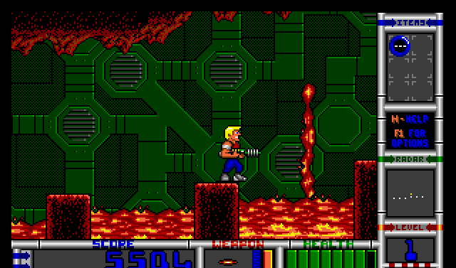 Скриншот из игры Duke Nukem II - 2