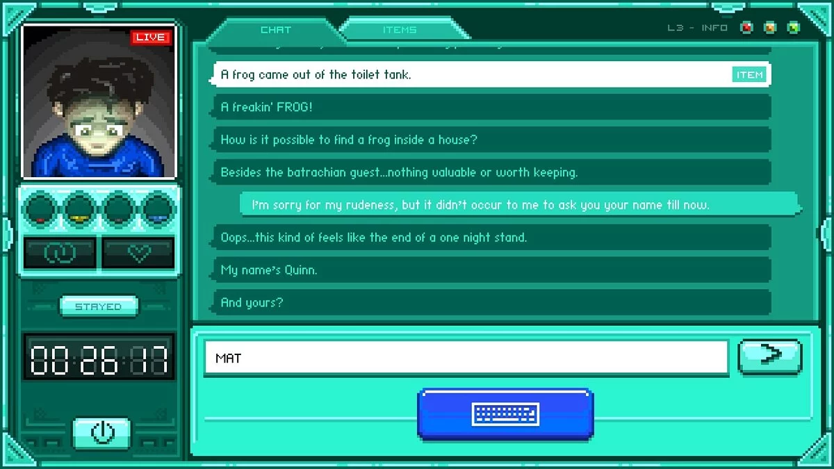 Скриншот из игры STAY - 20