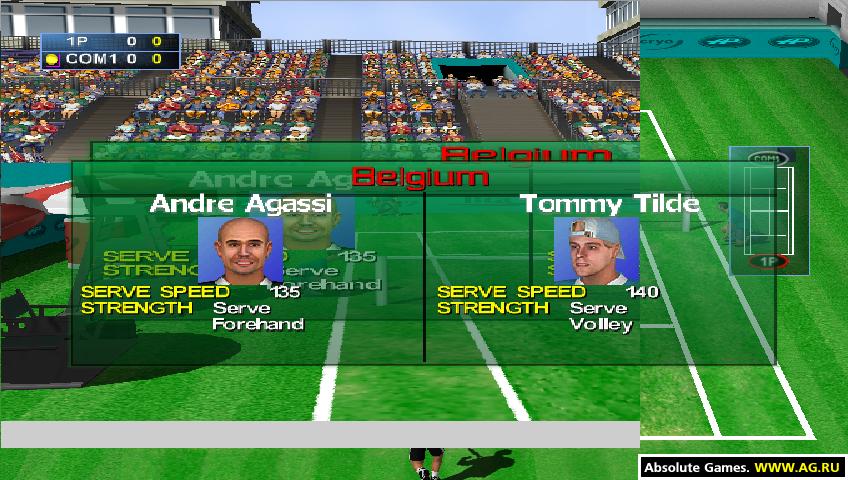 Скриншот из игры Agassi Tennis Generation 2002 - 6