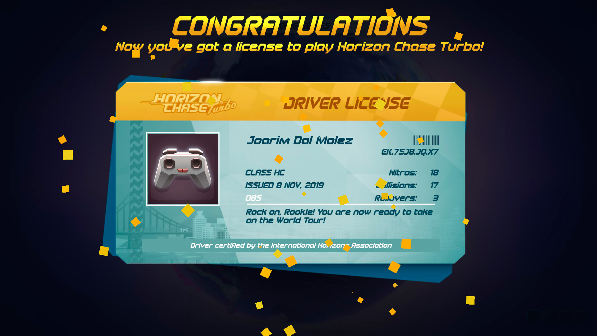 Скриншот из игры Horizon Chase Turbo - Rookie Series - 3