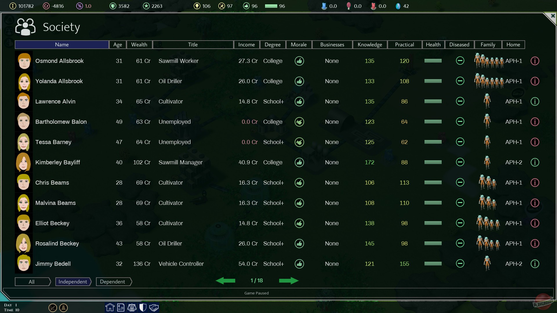 Скриншот из игры Planet Colonization - 2