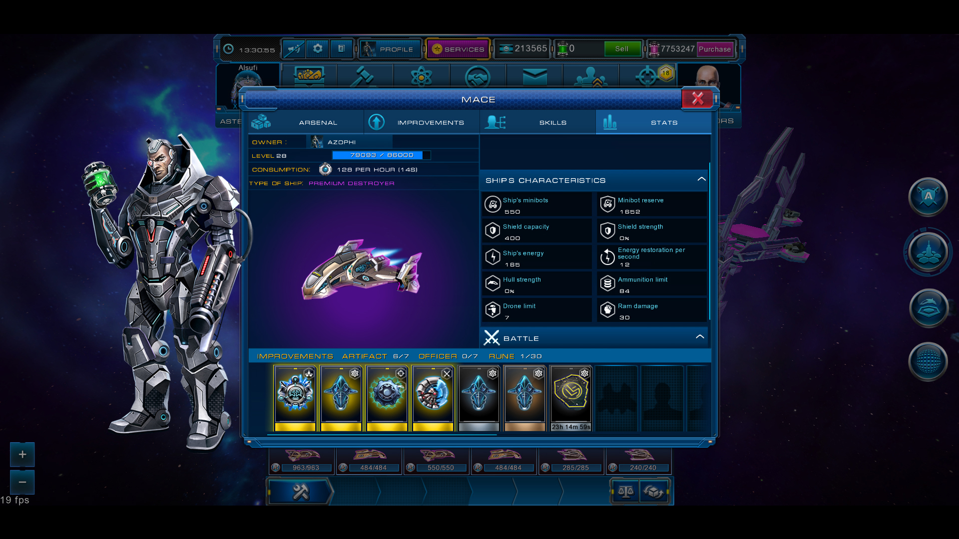 Скриншот из игры Astro Lords: Oort Cloud - 17