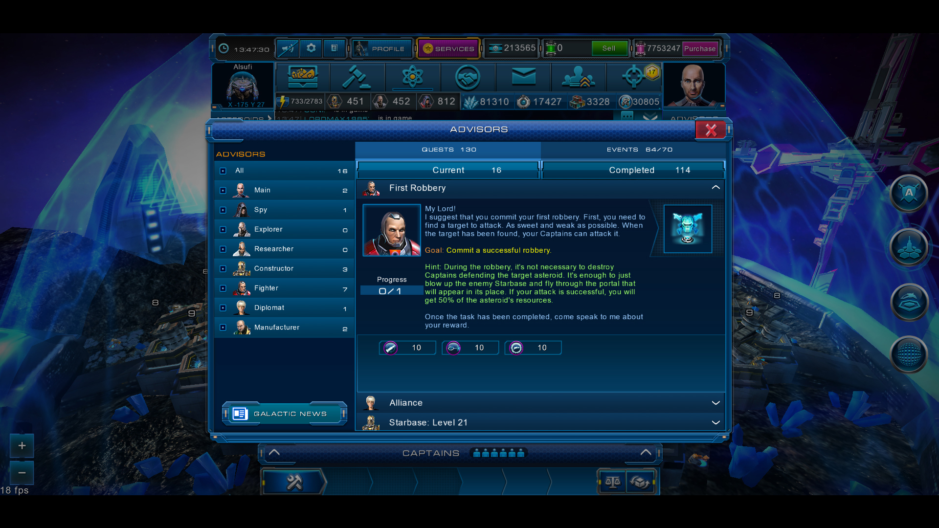 Скриншот из игры Astro Lords: Oort Cloud - 40