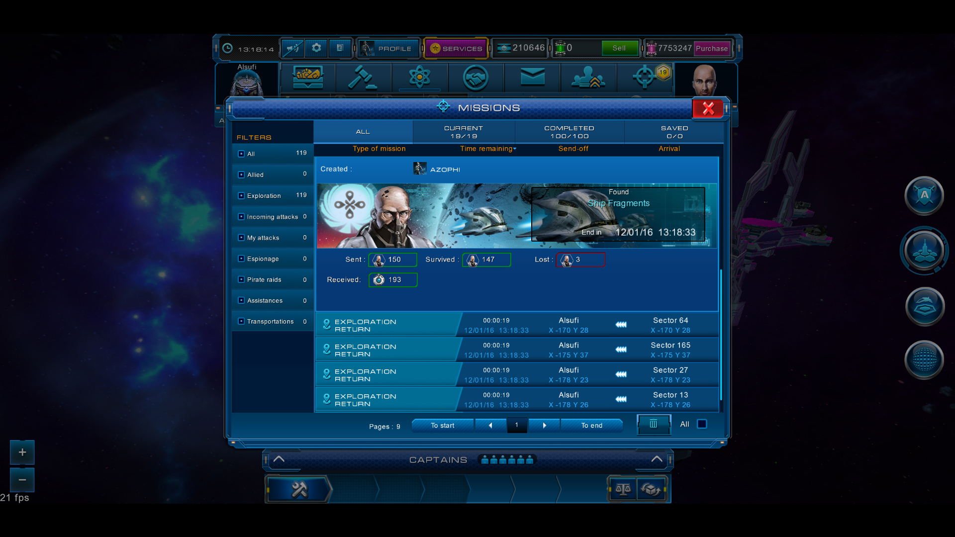 Скриншот из игры Astro Lords: Oort Cloud - 57