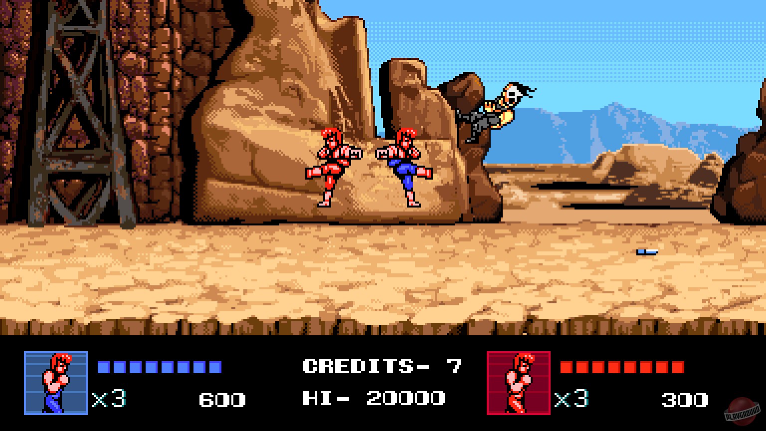 Скриншот из игры Double Dragon 4 - 8