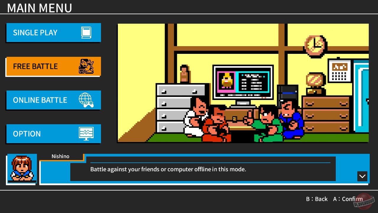 Скриншот из игры River City Melee: Battle Royal Special - 5