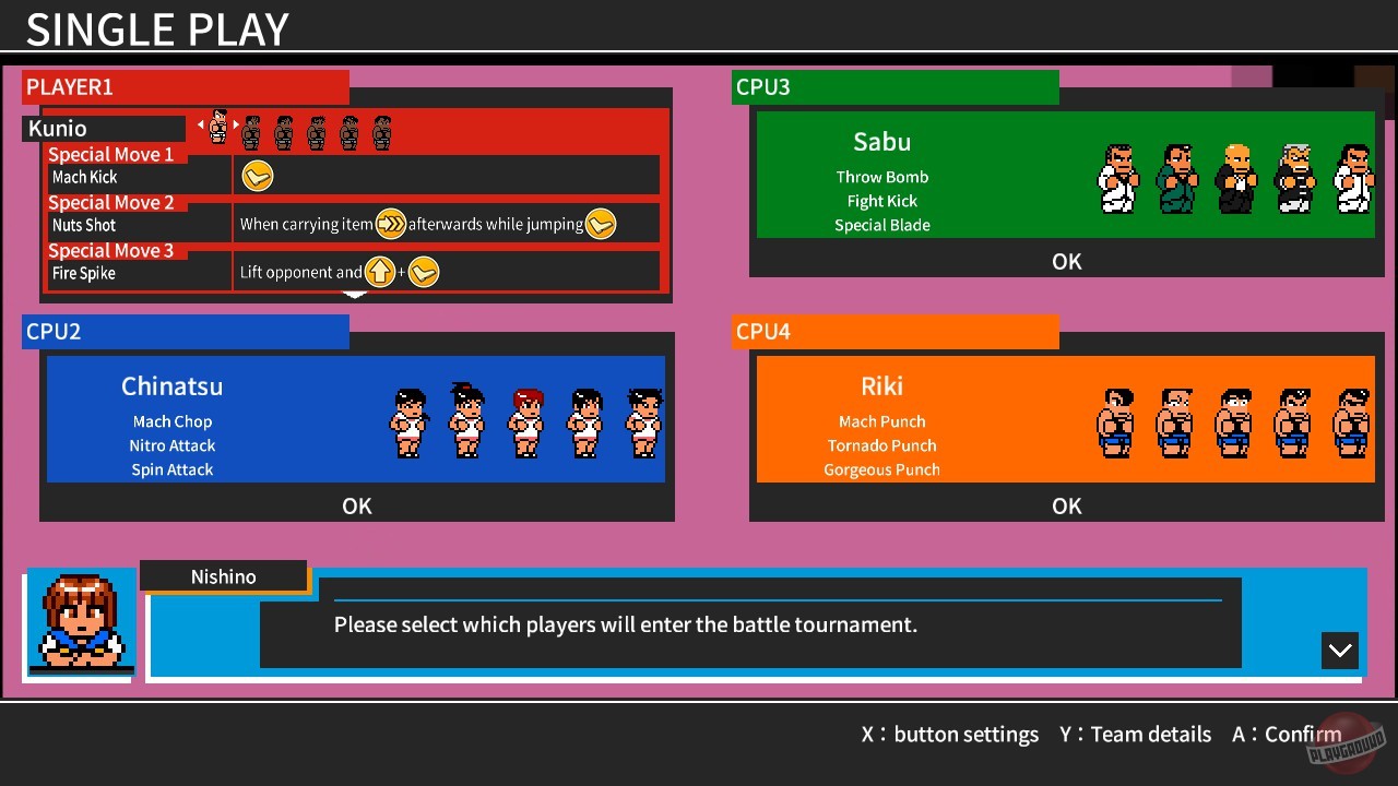 Скриншот из игры River City Melee: Battle Royal Special - 2