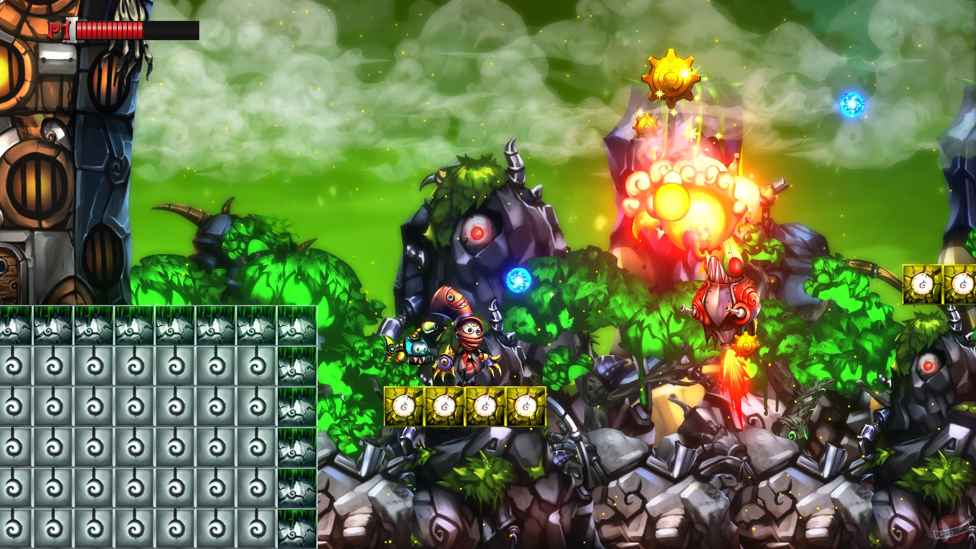 Скриншот из игры Mecho Tales - 6