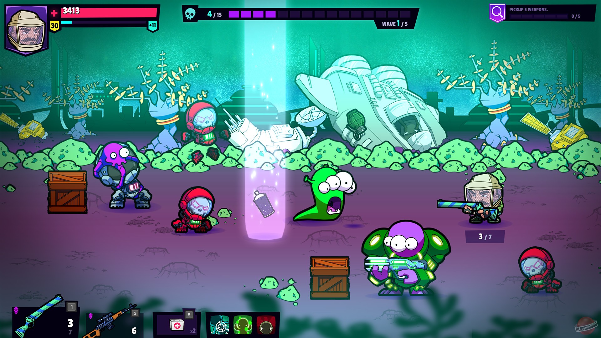 Скриншот из игры Deadtime Defenders - 11