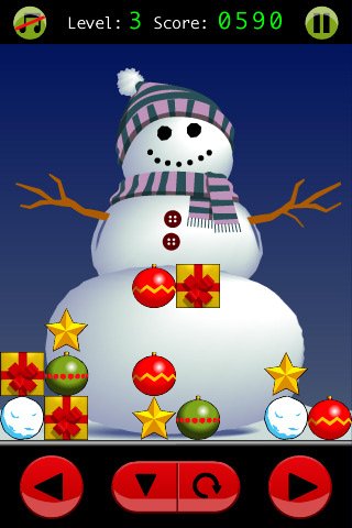 Скриншот из игры ToTris - Christmas - 2